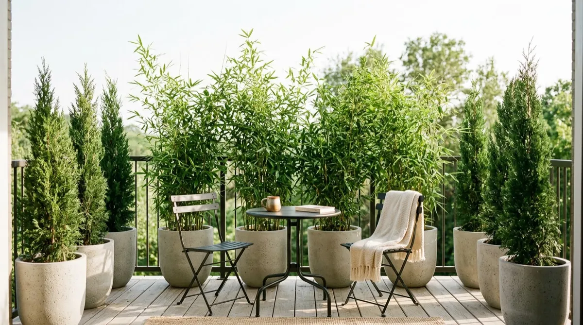 Keep It Private-Garden Screen Ideas For Your Apartment Balcony