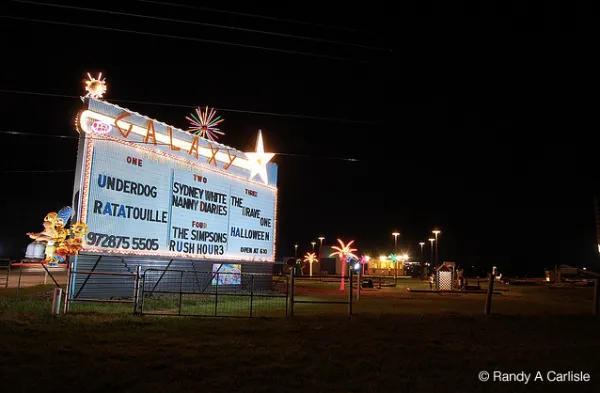 Catch a movie at the Galaxy Drive-In on a warm summer’s evening.