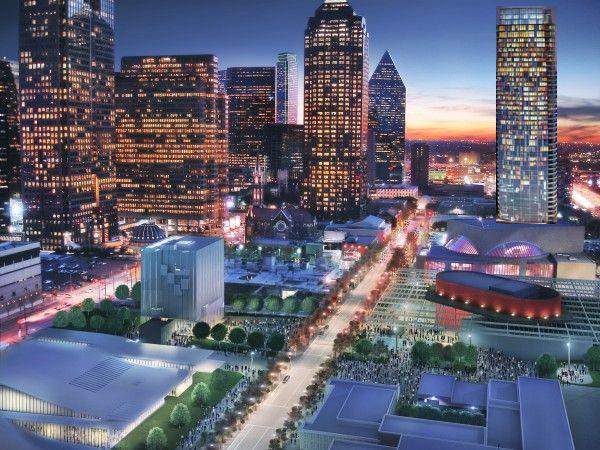 Downtown Dallas is one of the most popular areas in the city.