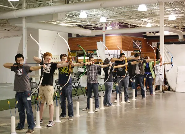 Learn modern or medieval archery at the Texas Archery Club.