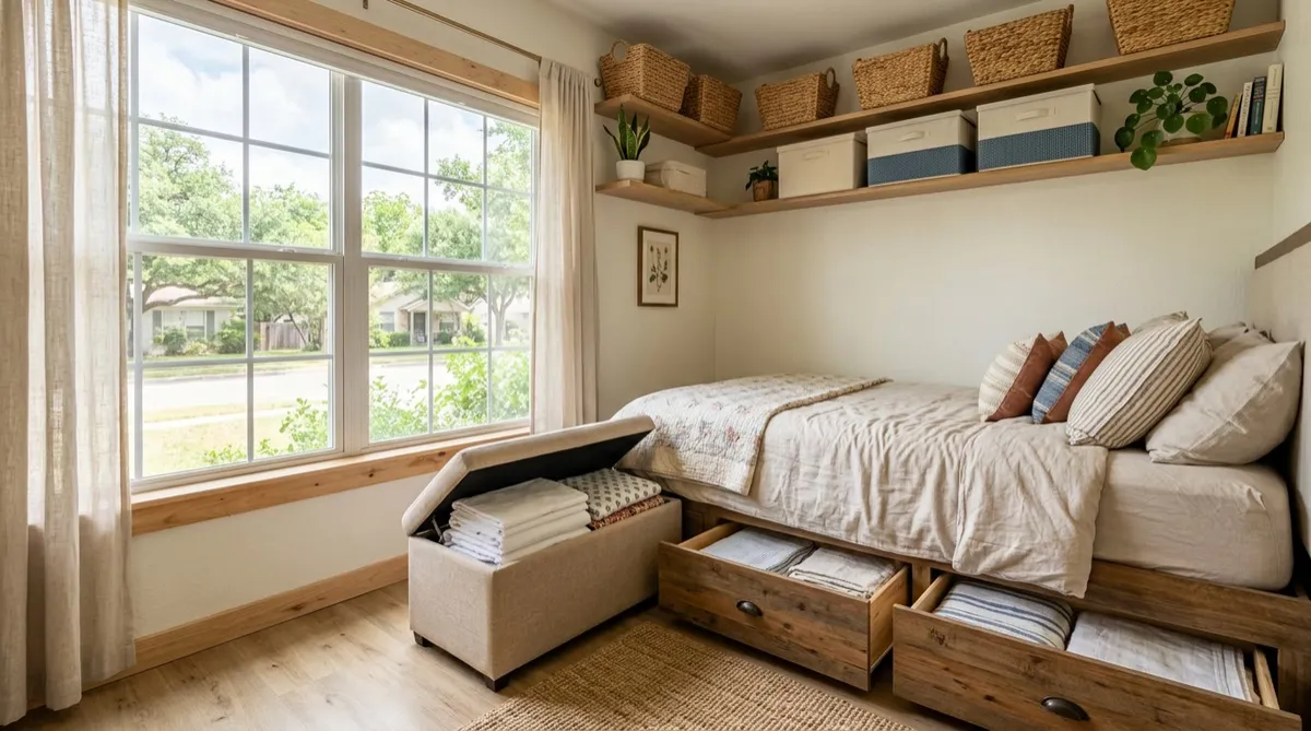 3 Creative Small Space Storage Ideas For Small Rooms