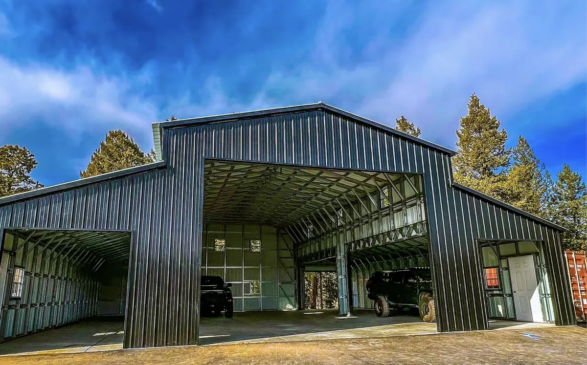 photo of gray metal structure during daytime
