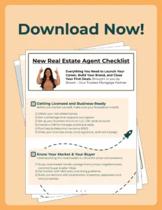 New Real Estate Agent Checklist Cover