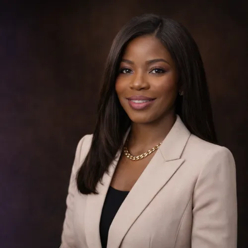 Educator in a bright home office representing Calm and Confident Parents