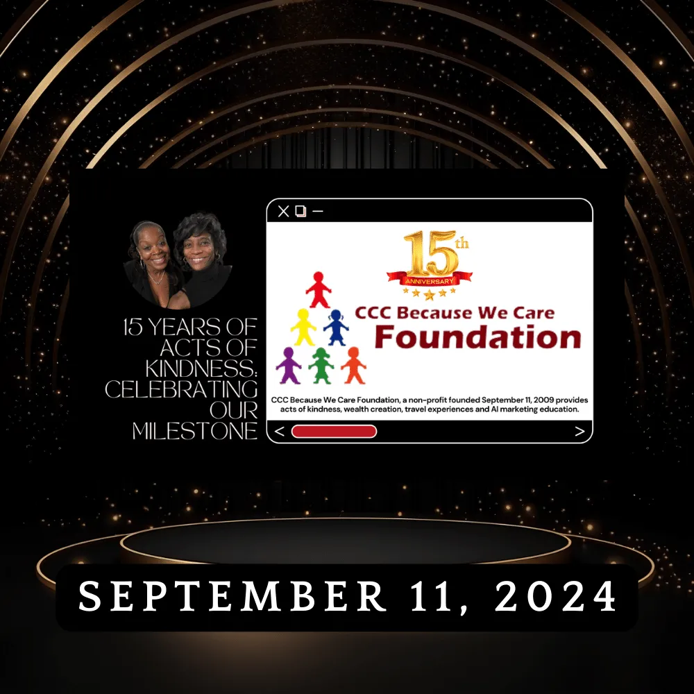Adriane Mayes and Enyka Gaines CCC Because We Care Foundation 15 Years Anniversary