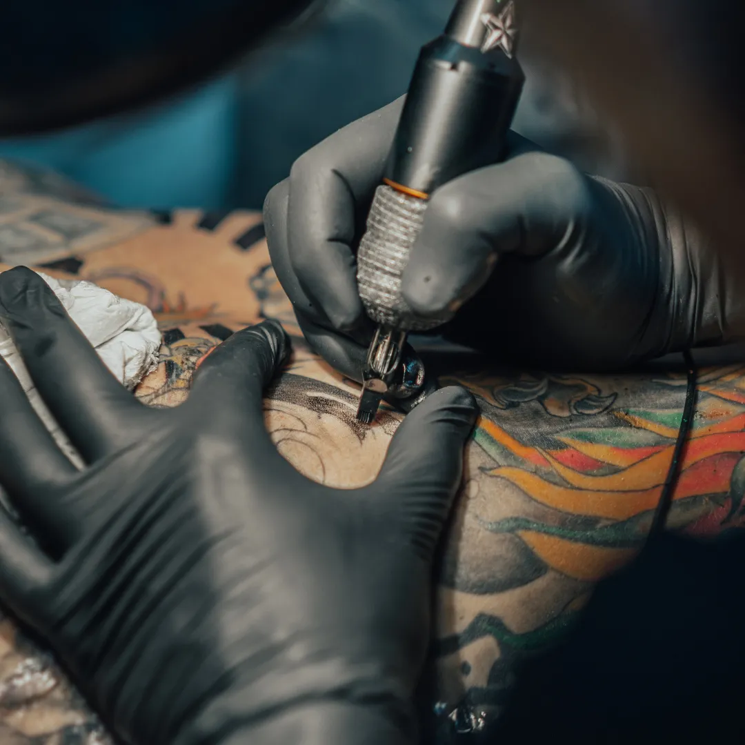 Destiny Anderson tattoo artist, tattoo artist Prince Frederick MD, custom tattoo Prince Frederick, colour tattoo Calvert County, line-work tattoo Maryland, female tattoo artist Prince Frederick, custom design tattoos Calvert County