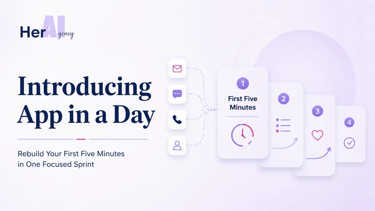 Introducing App in a Day: Rebuild Your First Five Minutes in One Focused Sprint