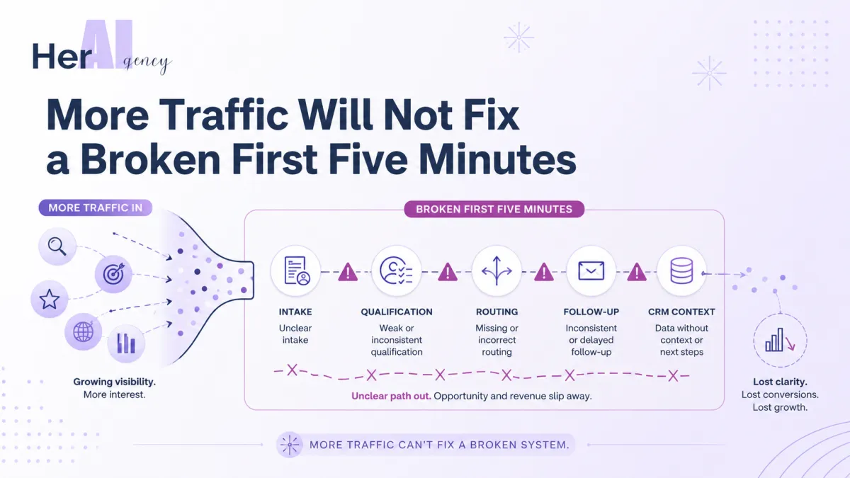 More Traffic Will Not Fix a Broken Lead Intake Process