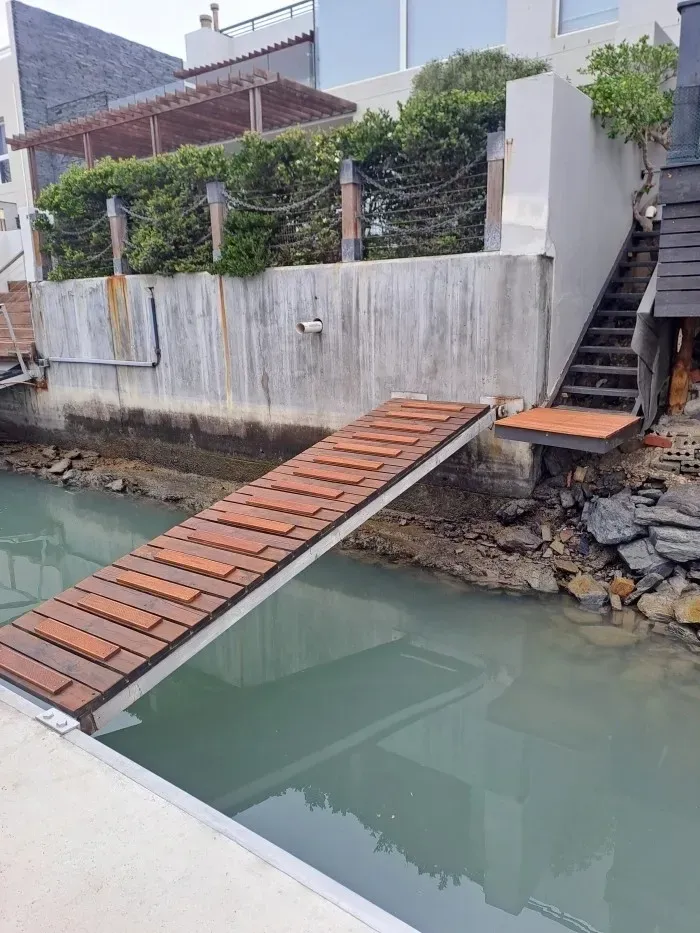 Repaired barge board in Gordon's Bay