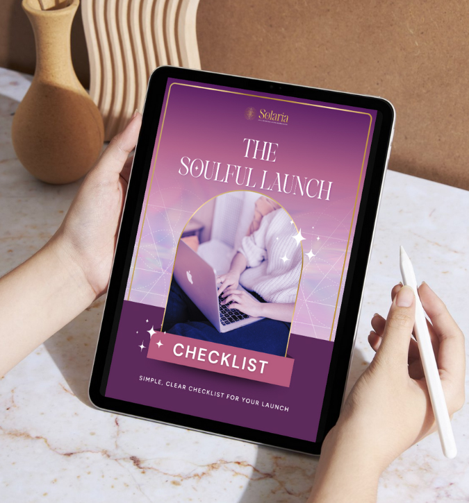 The Soulful Launch Checklist