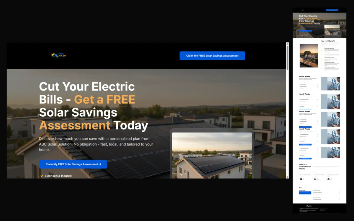 Lead Generation Funnel and CRM Project Screenshot