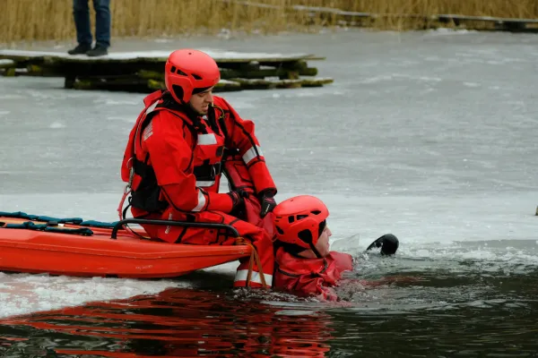 First responder removing emotional burden symbolizing breaking mental health stigma.