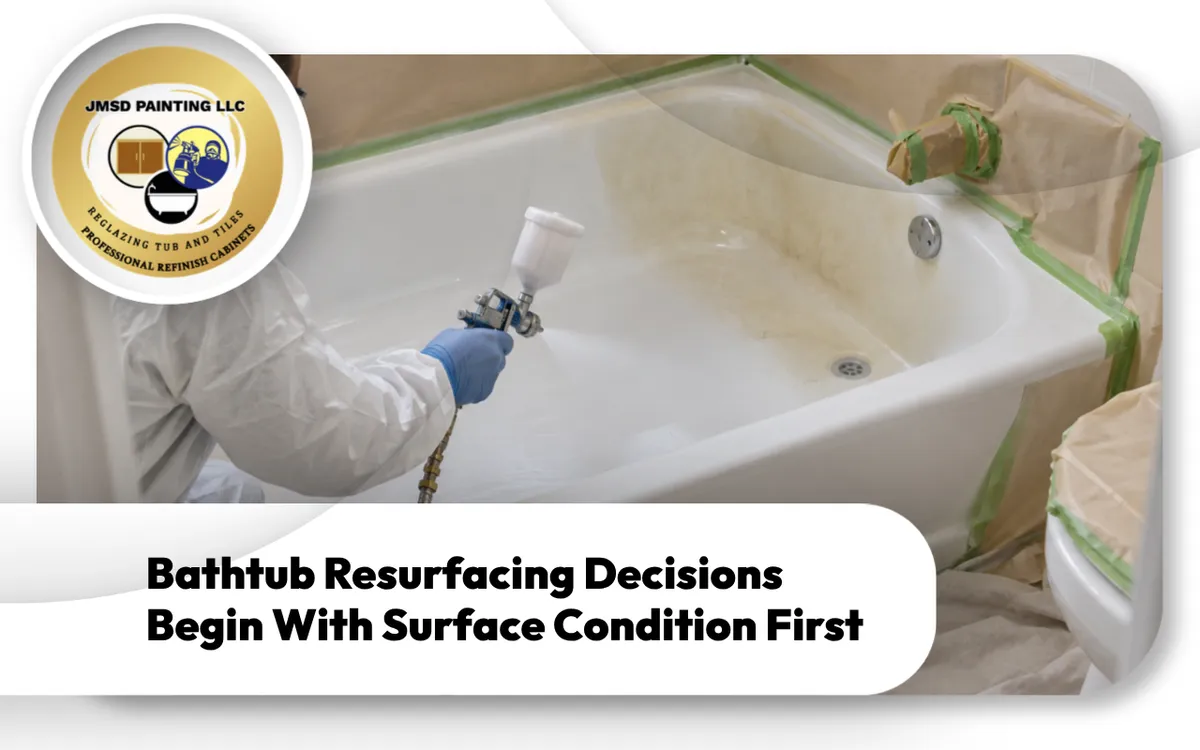 Bathtub Resurfacing Decisions Begin With Surface Condition First