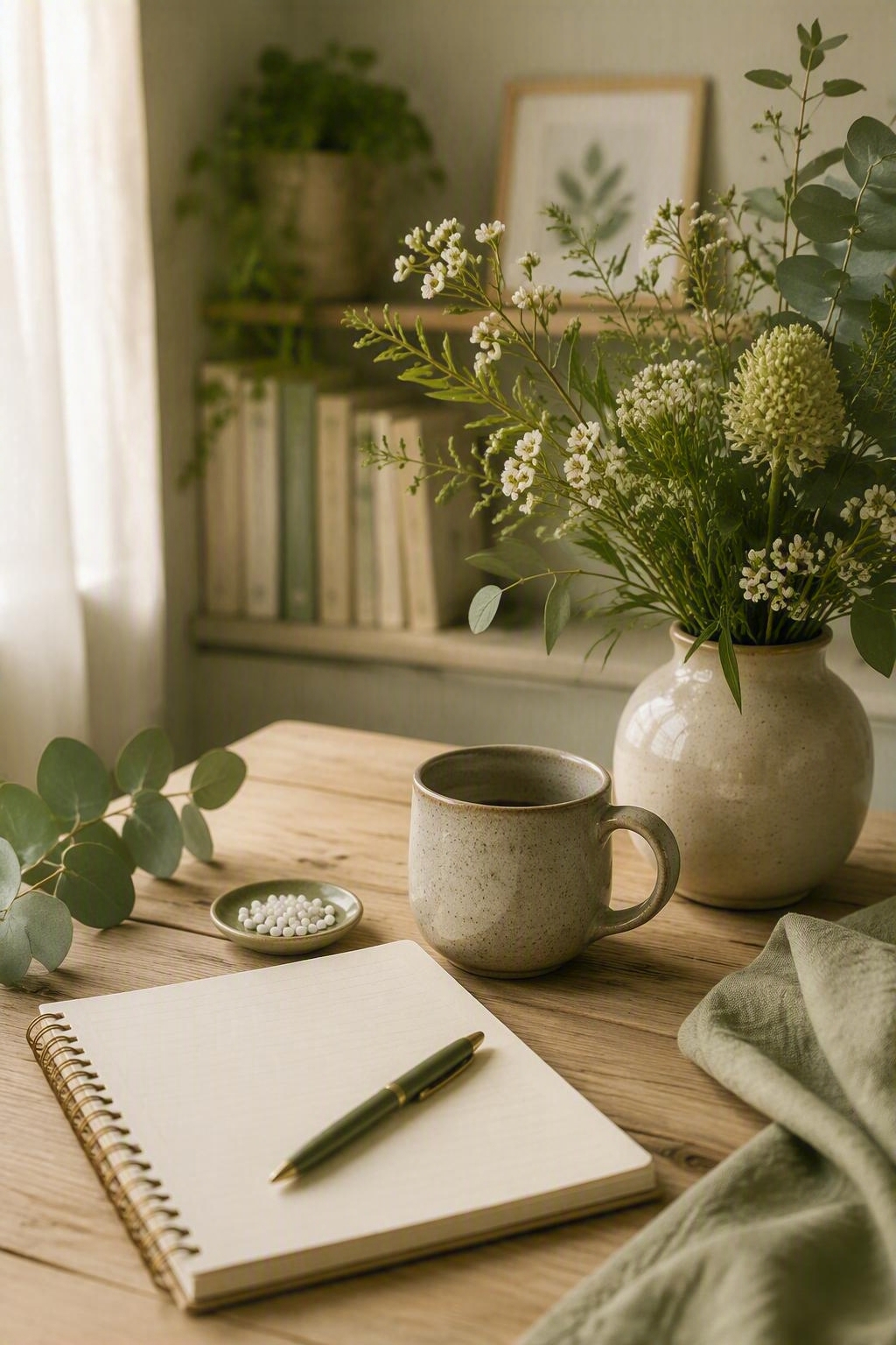 Supportive calming wellness environment for holistic healing