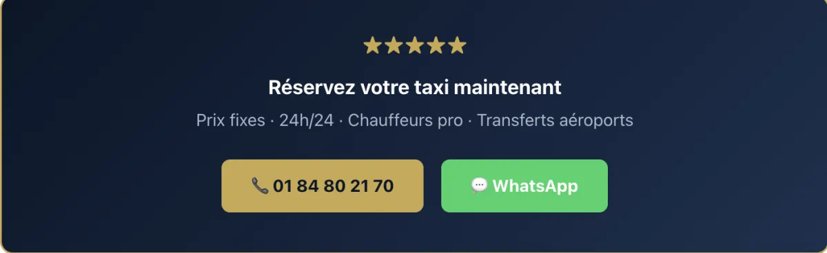 Taxi Orly 4 → CDG T2D | Taxis à Paris