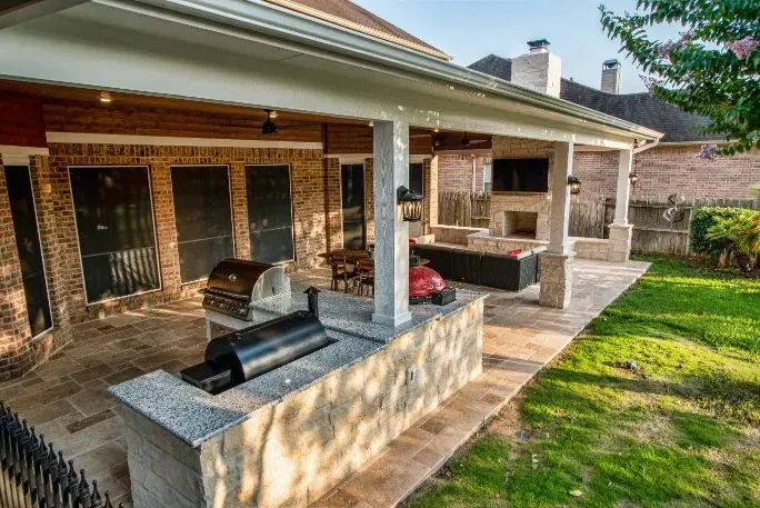 Sugarland Concrete builds and installs patio