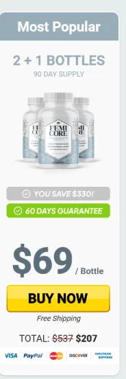 FemiCore 3 Bottles