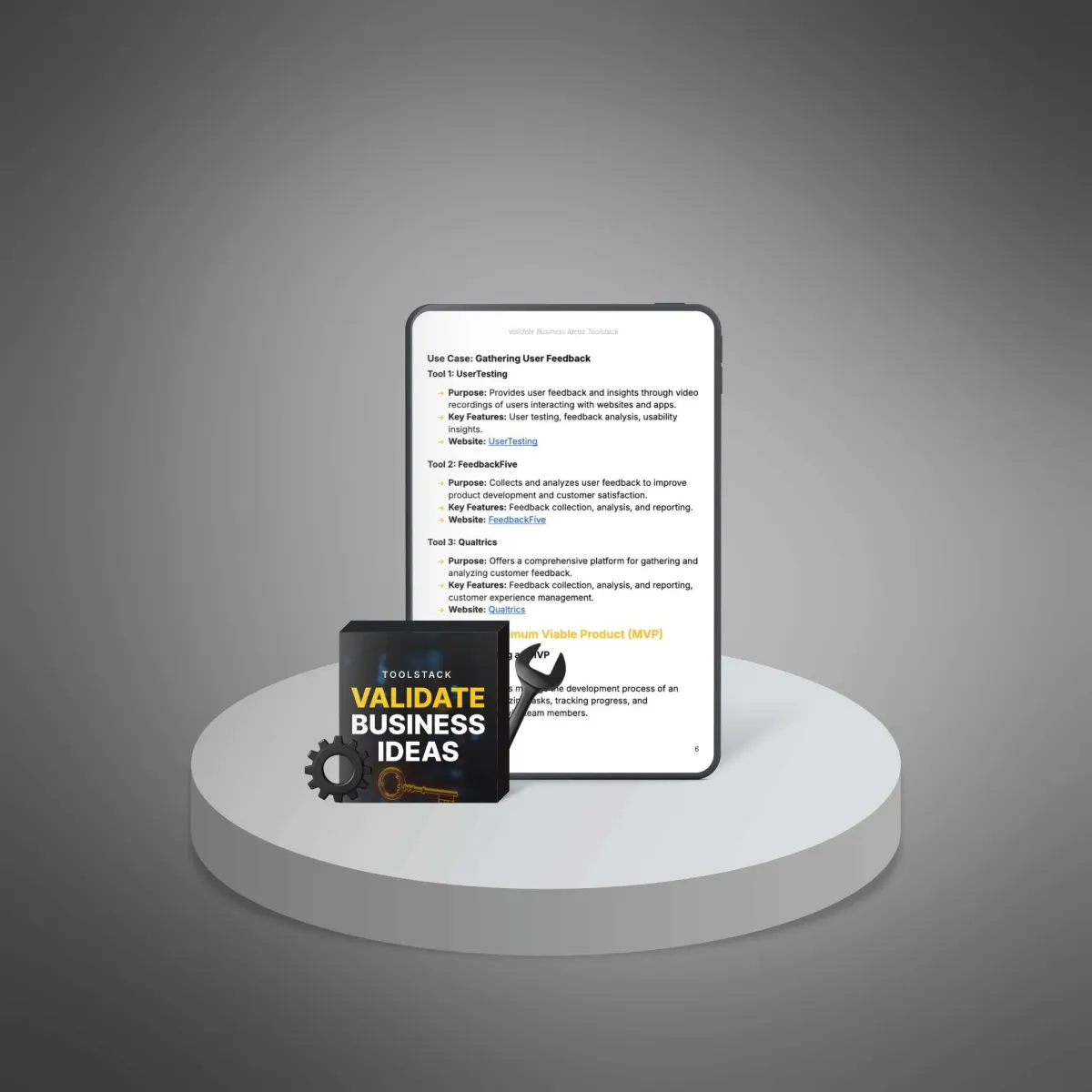 Validate Business Ideas Toolstack