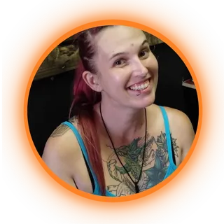 Portrait of tattoo artist Dave Aslett Jr.