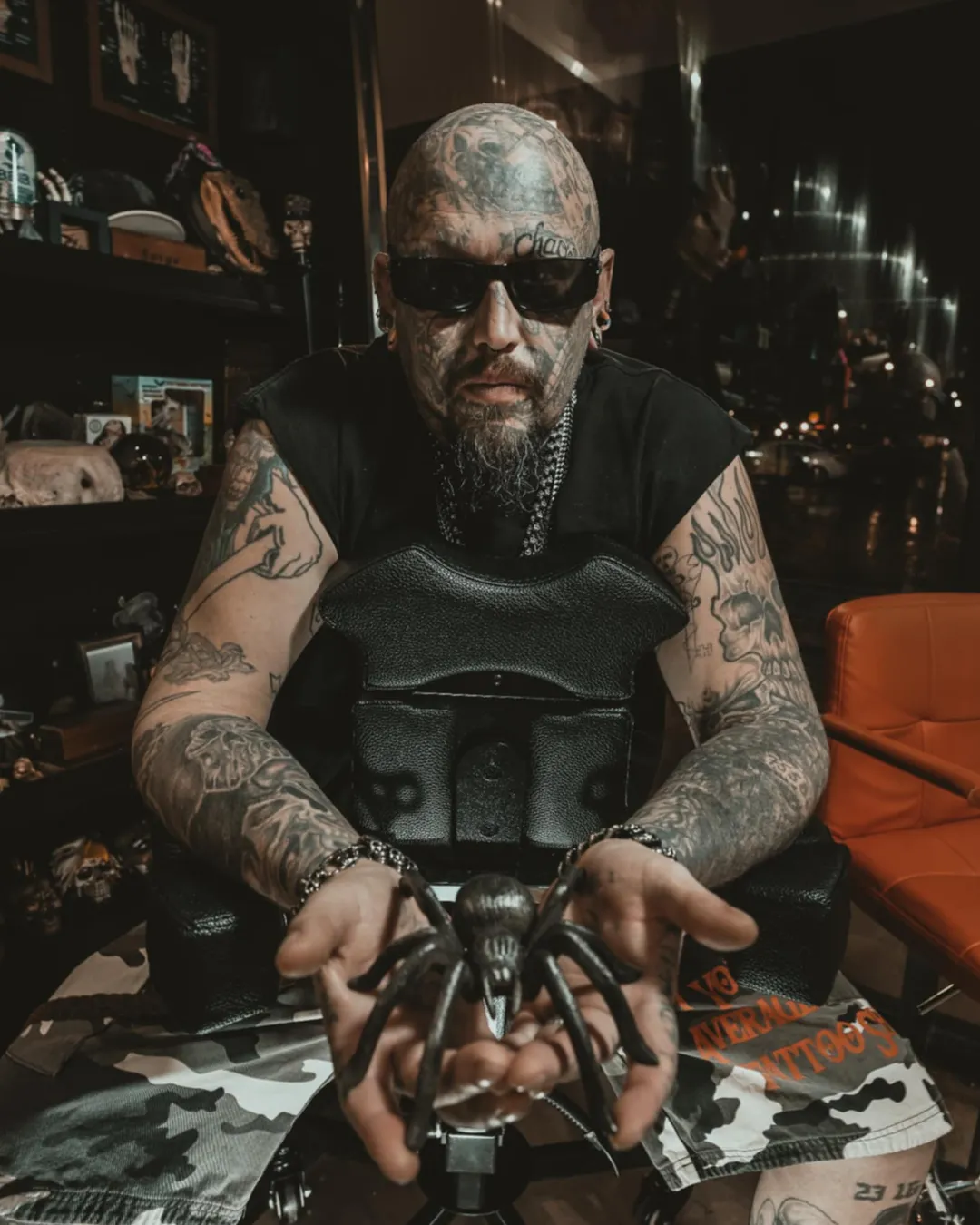 Portrait of tattoo artist Dave Aslett Jr.