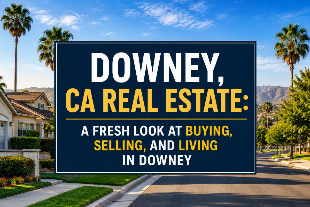 Downey CA real estate guide for buying selling and living