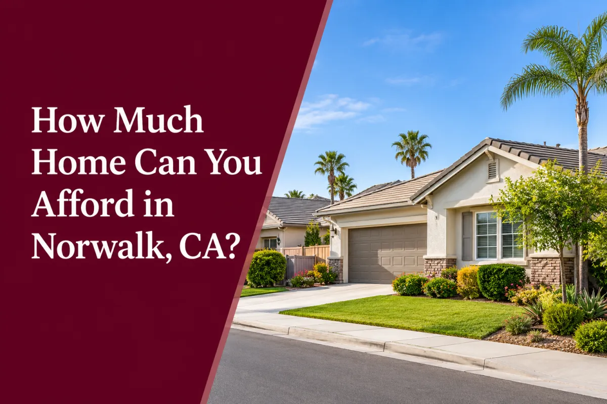 Norwalk CA real estate homes and affordability for home buyers