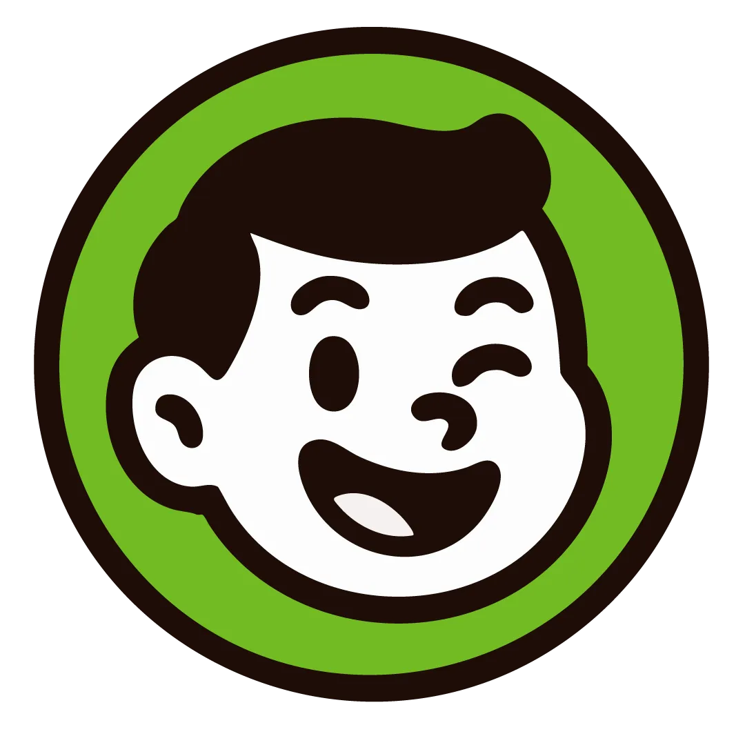 Pocksito character illustration, celebrating with confetti, modern flat style, black-green background