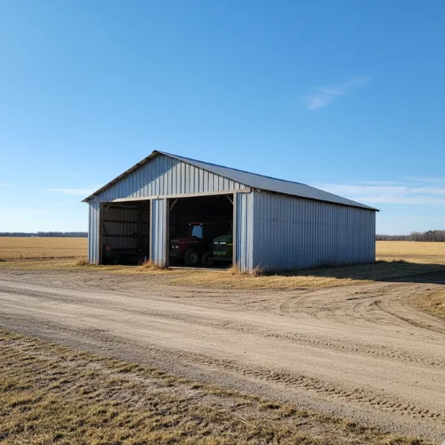 Spacious workshop metal building from Tyler Metal Building