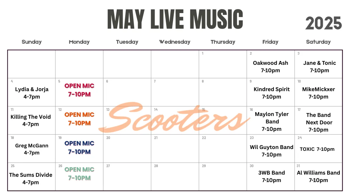 live music schedule