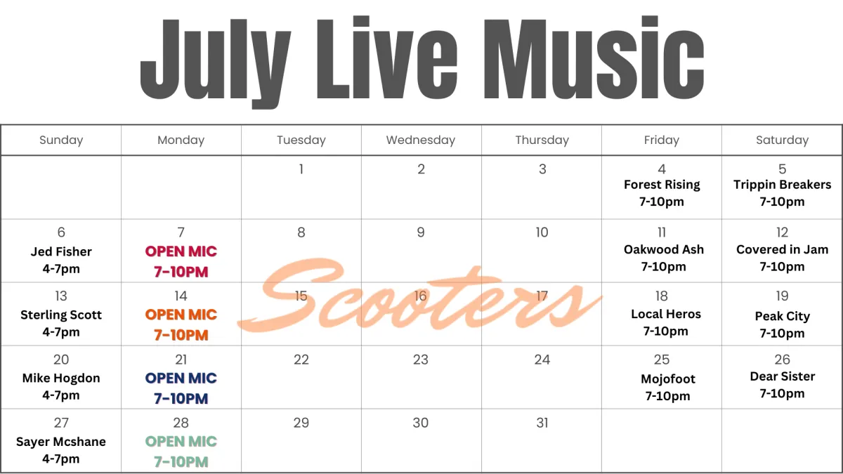 live music schedule