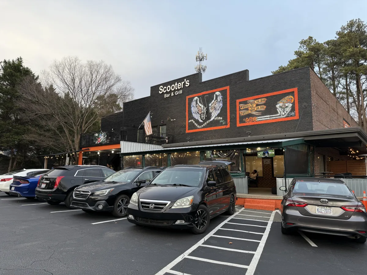 Scooters grill and bar storefront