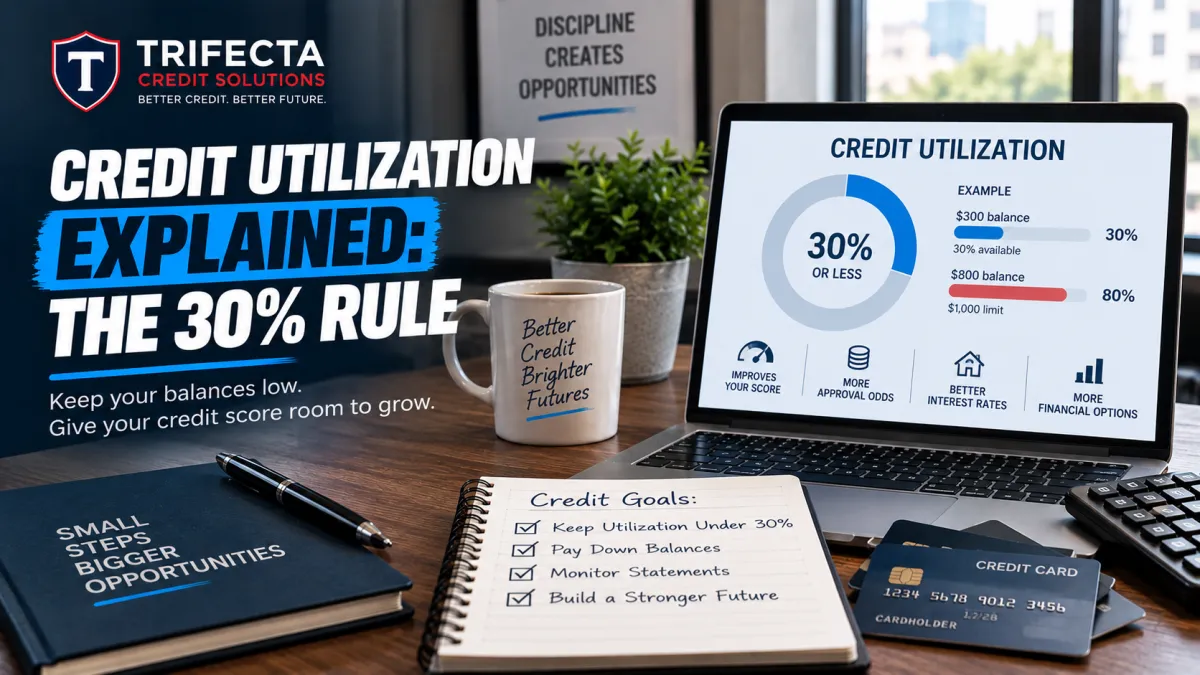 Credit utilization explained and how the 30 percent rule can affect your credit score