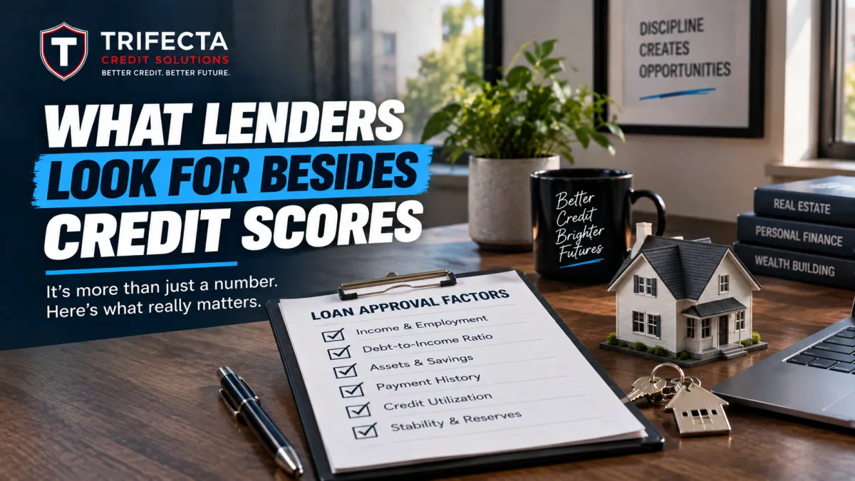 What lenders look for besides credit scores when reviewing financing applications