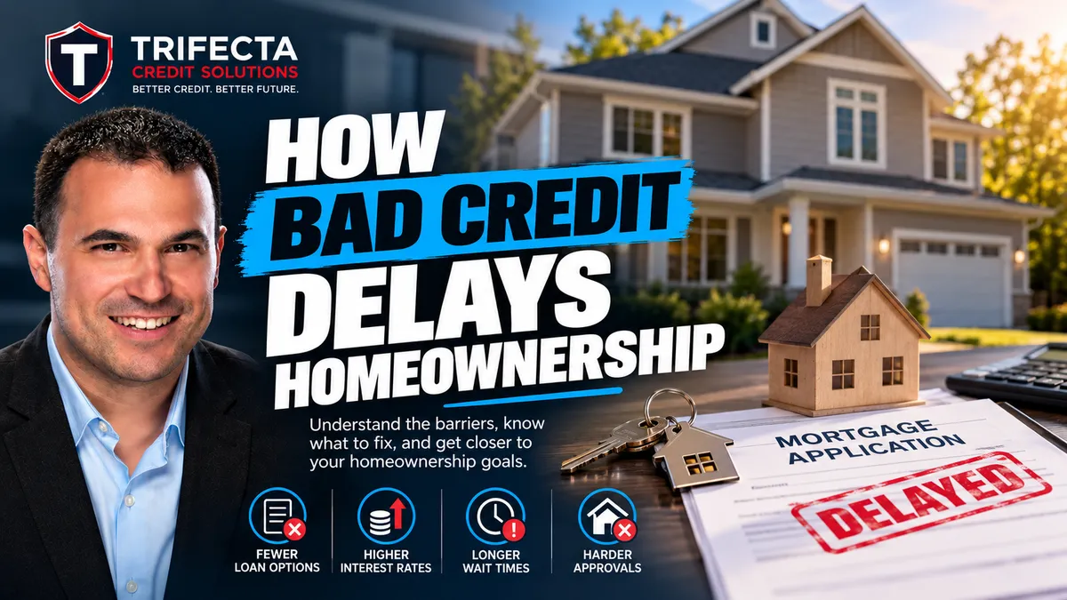 How bad credit can delay homeownership and mortgage readiness