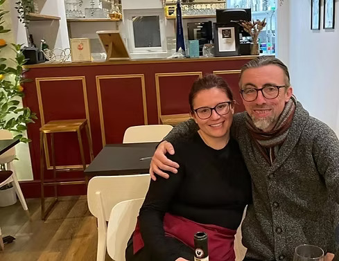 James and Klara, owners of Taste Italian, family-run Italian restaurant in Nottingham