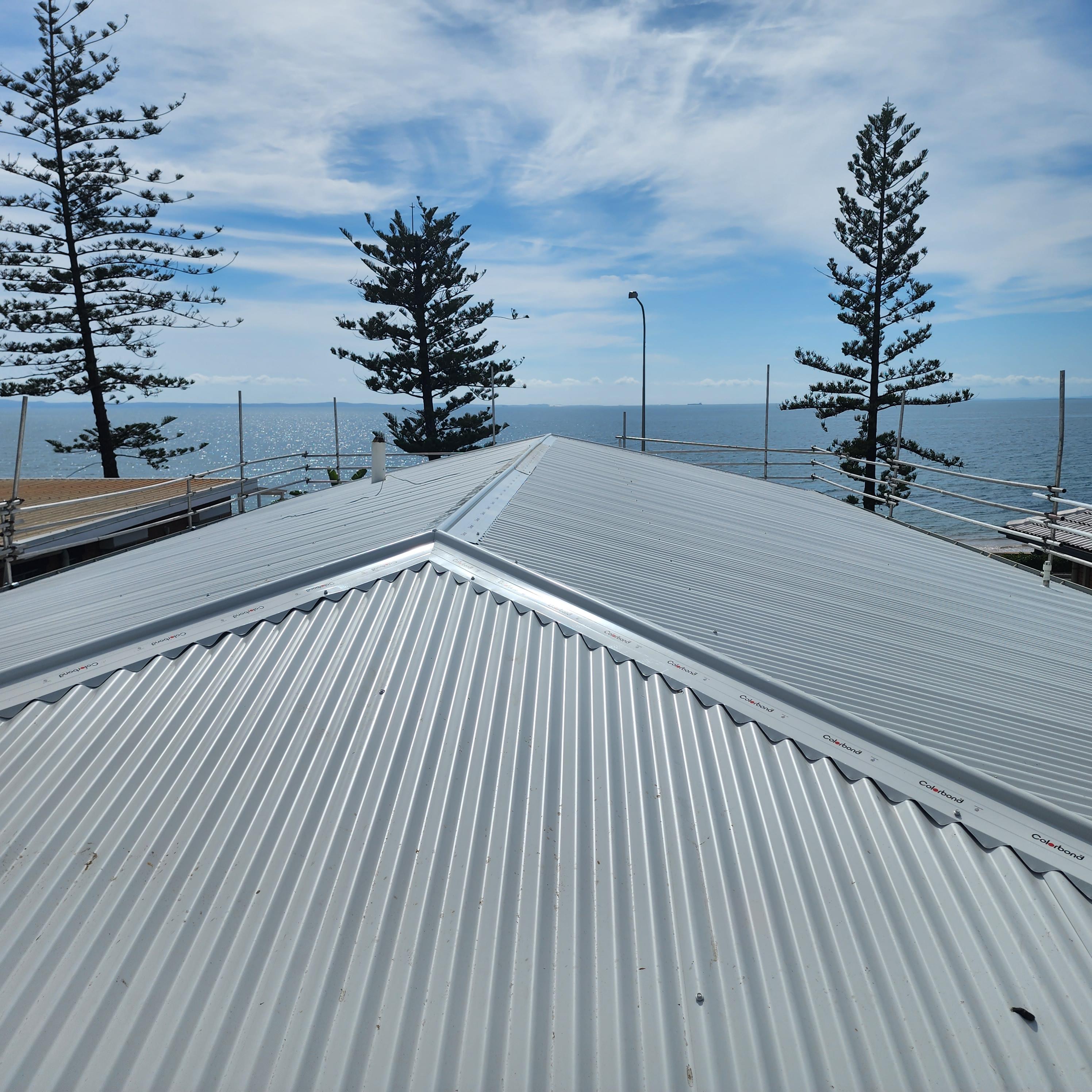 New Colorbond roof installation in South East QLD