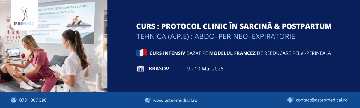 CURS: PROTOCOL CLINIC ÎN SARCINĂ & POSTPARTUM