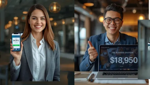 Tax Accountant consulting client at The Express Tax office in Chicago