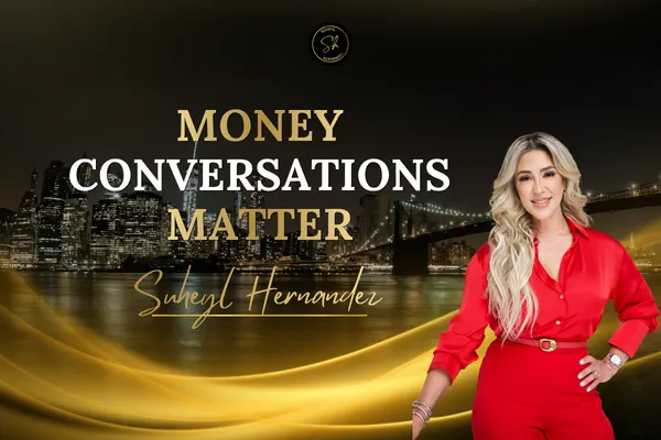 Couple discussing finances and planning future