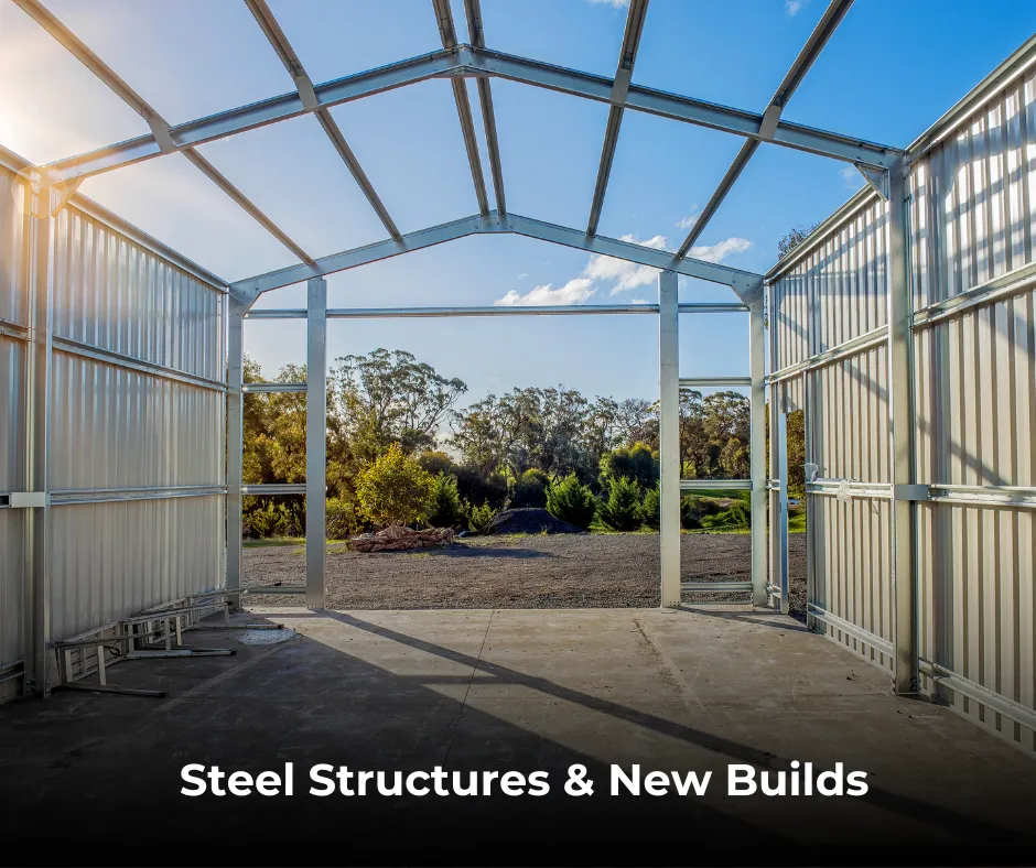 steel structure installation midland tx