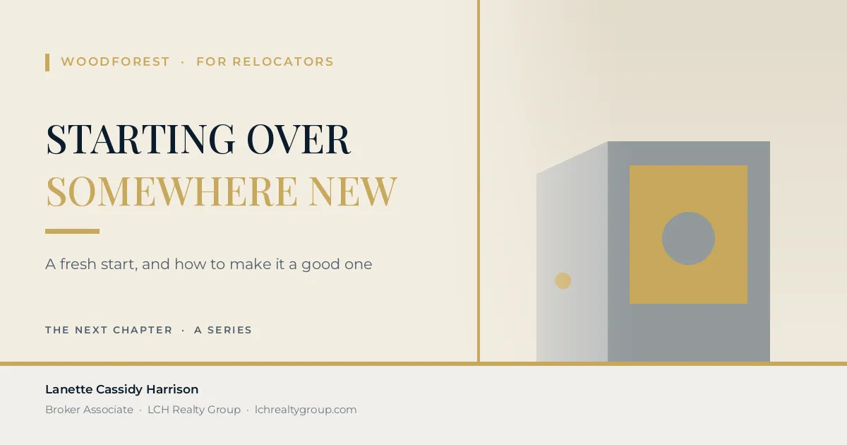 Starting Over Somewhere New