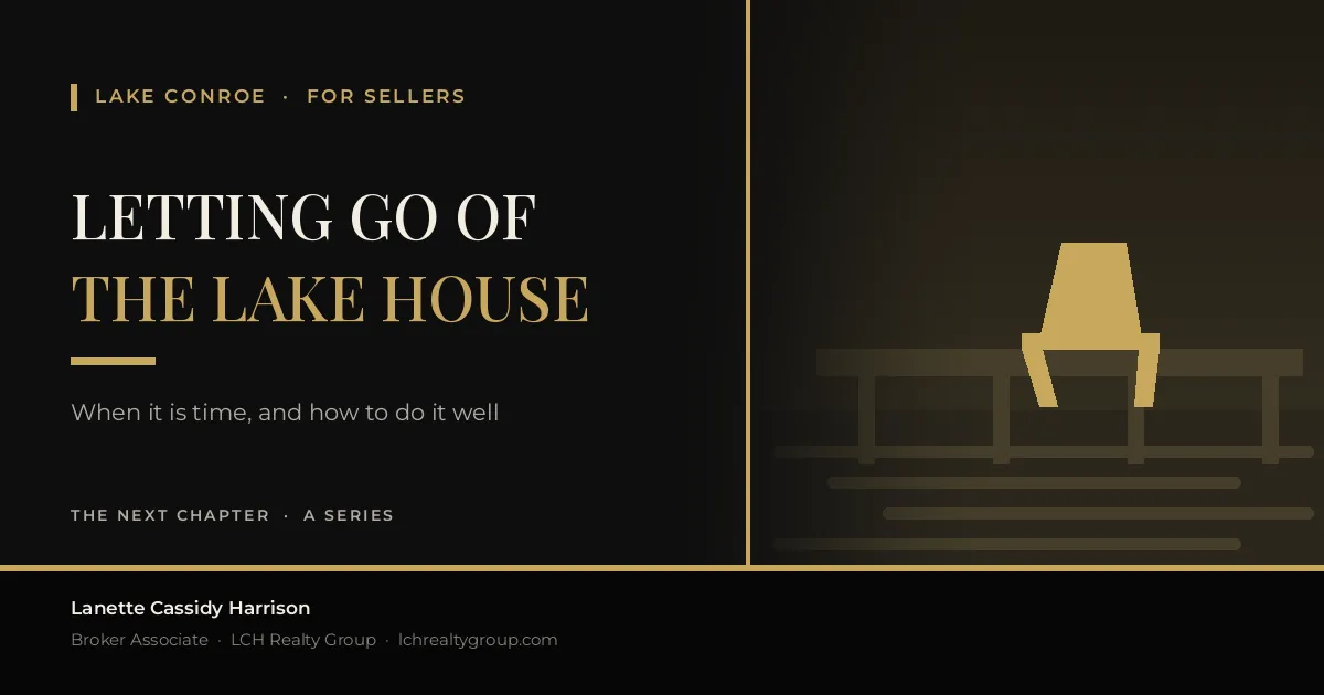 Letting Go of the Lake House