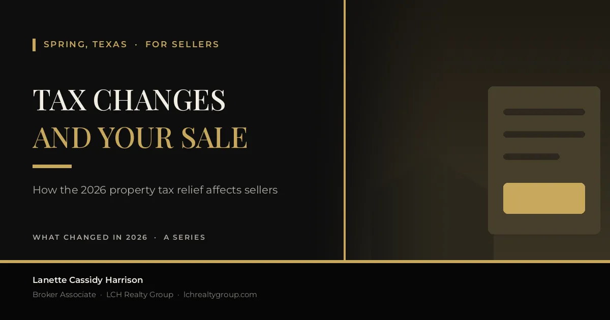 How the 2026 Property Tax Changes Affect Your Sale