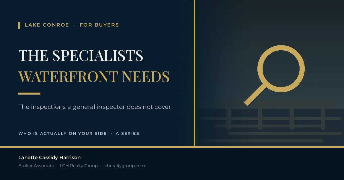 The Specialists a Waterfront Purchase Needs
