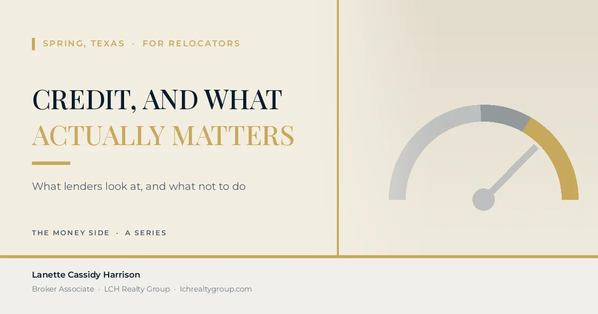 Credit, and What Actually Matters
