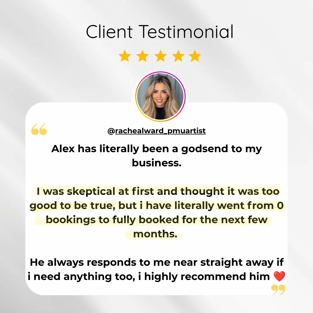 Racheal Ward Testimonial for PMU Marketing Lounge