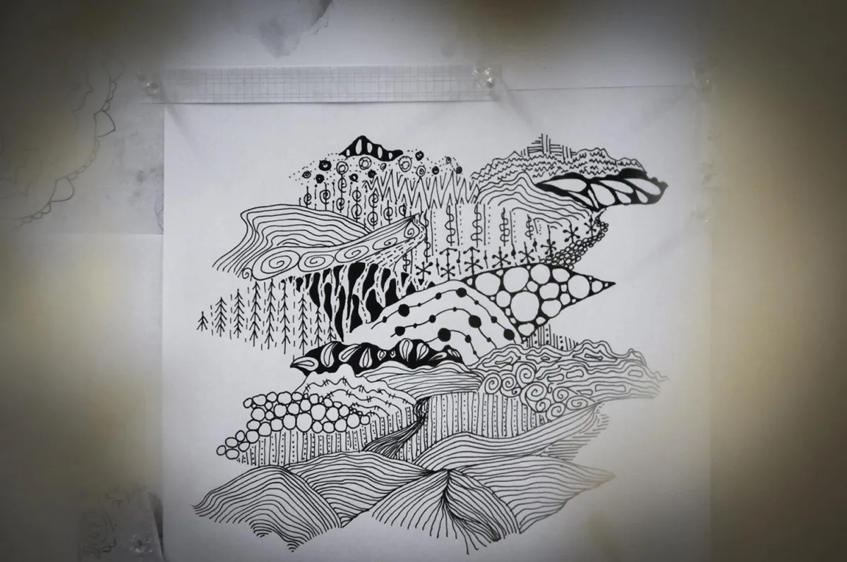 Mockup of patterns from the Symbolic Memories Cherry Blossom Collection y Yvonne erry Design on notebooks