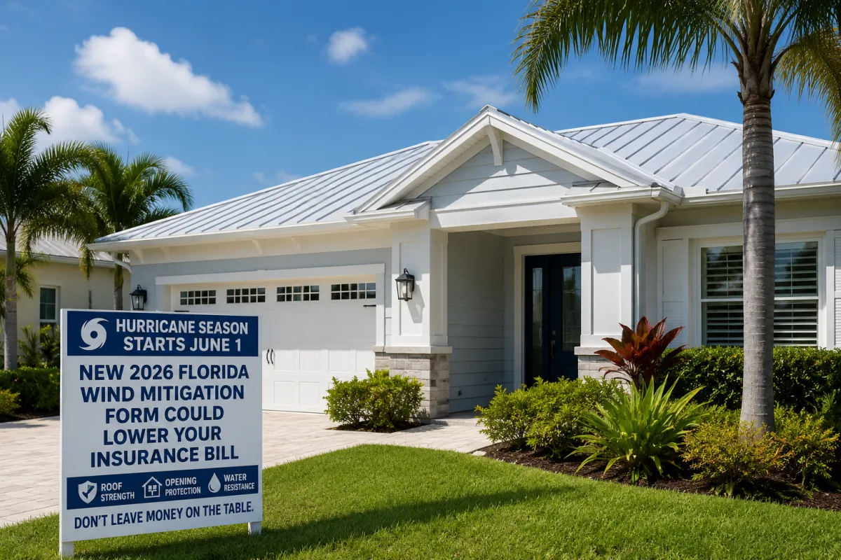 Brevard County Homeowners: The New 2026 Florida Wind Mitigation Form Could Cut Your Insurance Bill. Here's What to Do Before June 1.