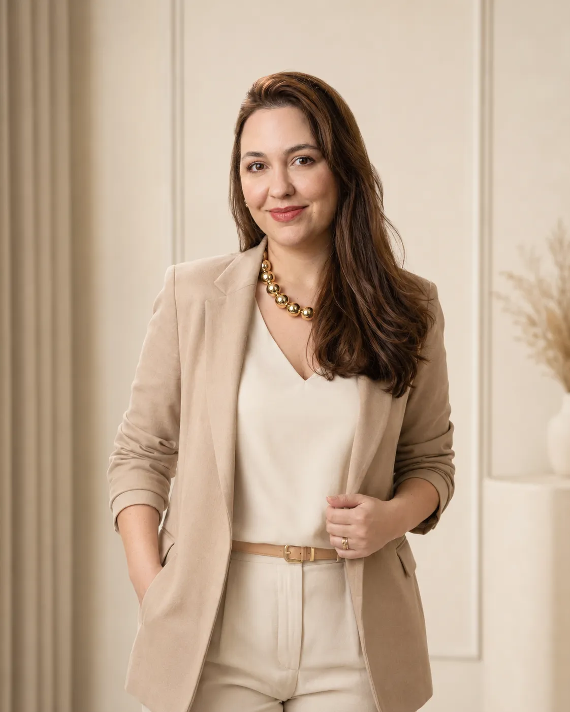 Foto profissional da Dra. Lais Rodrigues, advogada trabalhista, em imagem institucional para a seção Sobre.