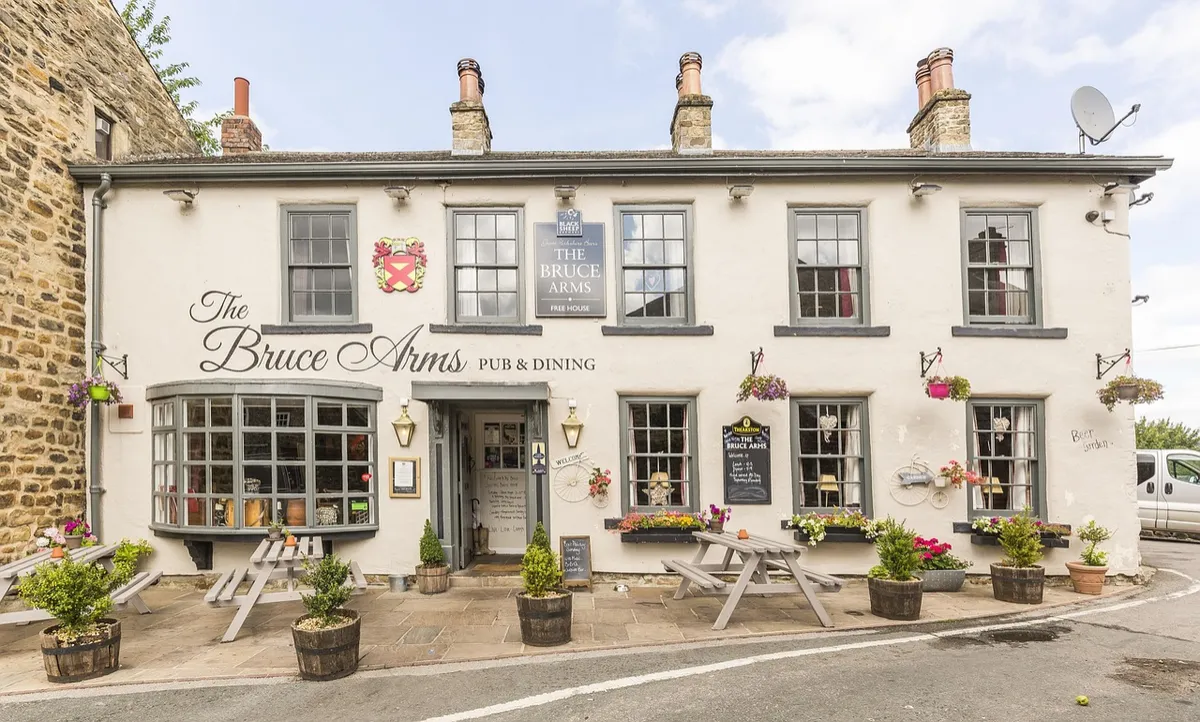 outside of a pub